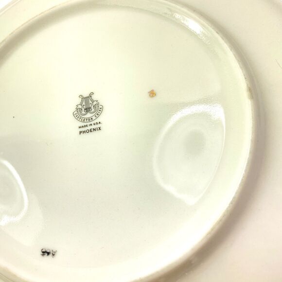 Vintage Lot of Set of 6 Bread and Desert Plates 6-8" Floral Japan USA Back Stamp - Picture 11 of 14